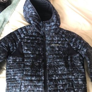 Eddie Bauer Microtherm Storm Down Jacket with Hood